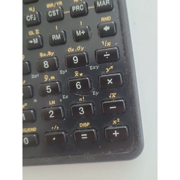 HP-10B Business Calculator Hewlett Packard business vintage retro brown - Picture 14 of 14